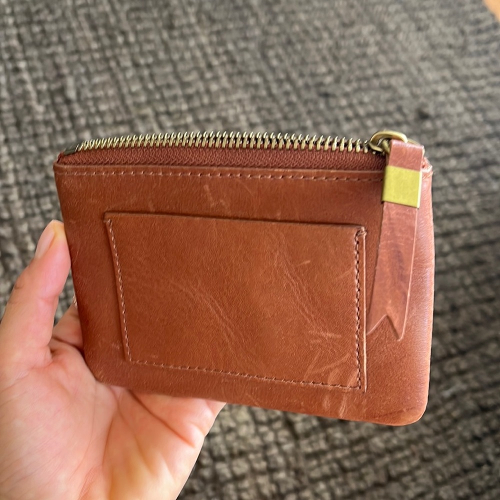 Cute genuine leather pocket wallet